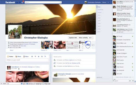 New Facebook profile